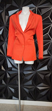 Load image into Gallery viewer, MEROKEETY ORANGE BLAZER      SZ LRG
