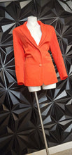 Load image into Gallery viewer, MEROKEETY ORANGE BLAZER      SZ LRG
