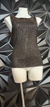Load image into Gallery viewer, DANA BUCHMAN BEADED TOP       SZ SM-MED
