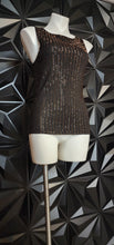Load image into Gallery viewer, DANA BUCHMAN BEADED TOP       SZ SM-MED
