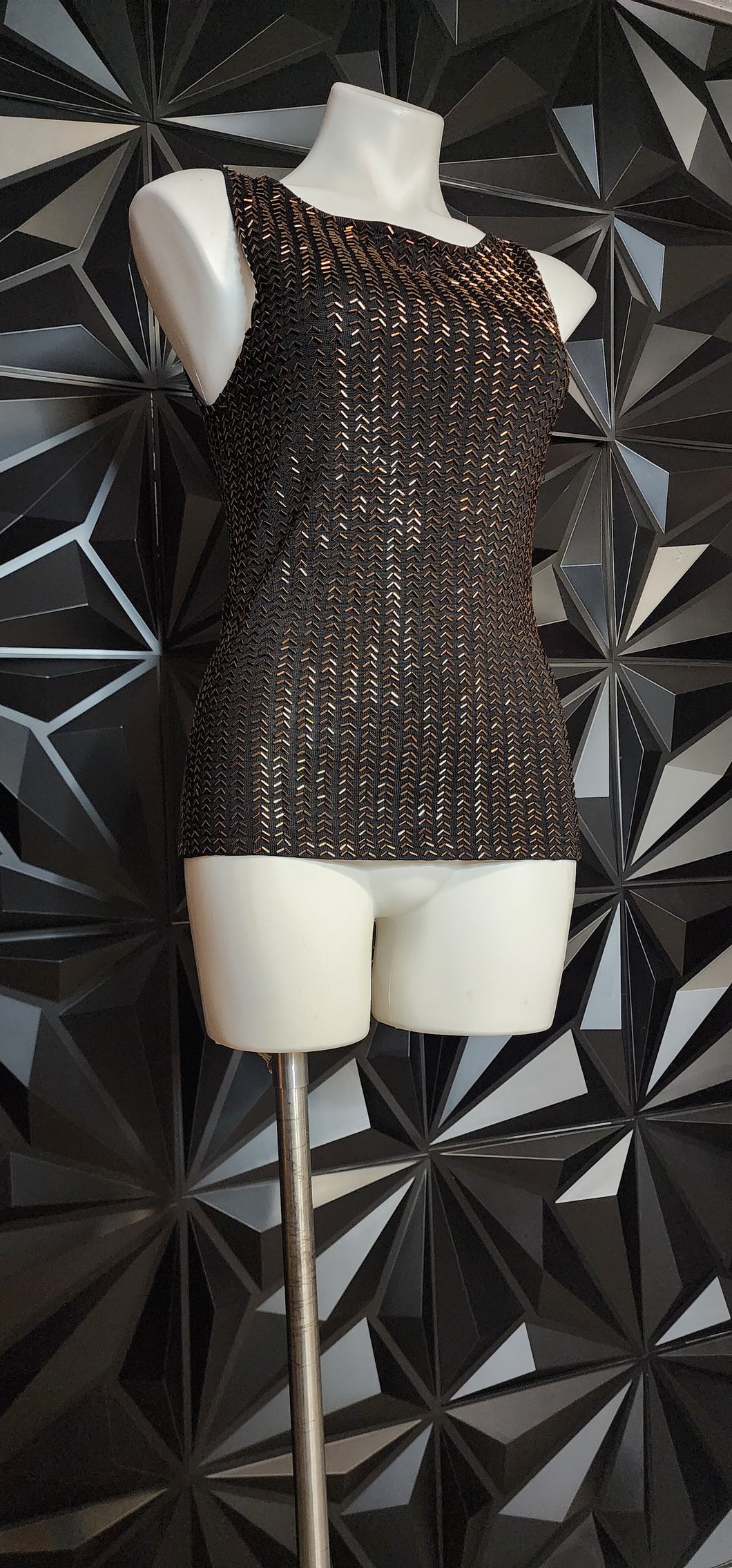 DANA BUCHMAN BEADED TOP       SZ SM-MED