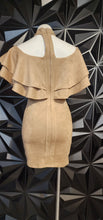 Load image into Gallery viewer, LOVE CULTURE SUEDE DRESS       SZ MEDIUM
