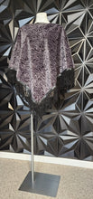 Load image into Gallery viewer, FRINGE PONCHO     ONE SIZE
