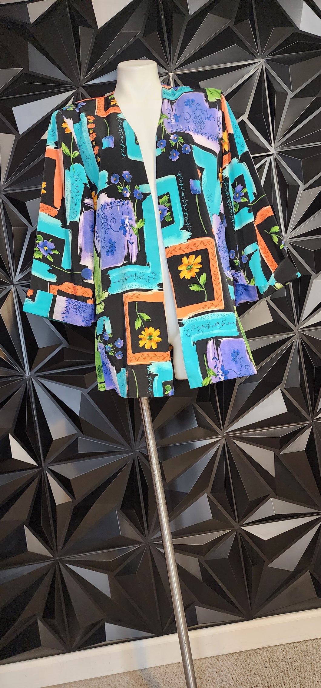 TORI ALEXANDER FLORAL BLAZER      SZ LRG