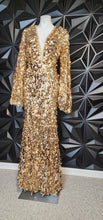 Load image into Gallery viewer, NOVA LUX SQUARE SEQUIN GOWN        SZ LRG
