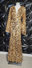 Load image into Gallery viewer, NOVA LUX SQUARE SEQUIN GOWN        SZ LRG
