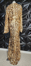 Load image into Gallery viewer, NOVA LUX SQUARE SEQUIN GOWN        SZ LRG
