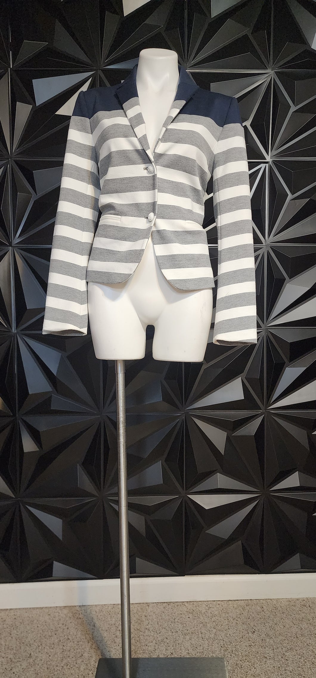 GAP STRIPE BLAZER      SZ 10