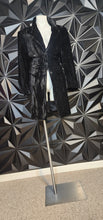 Load image into Gallery viewer, WORKING CLASSIC LONG VELOUR BLAZER      SZ 18 (BEST FITTING SZ 16)

