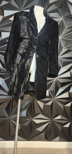 Load image into Gallery viewer, WORKING CLASSIC LONG VELOUR BLAZER      SZ 18 (BEST FITTING SZ 16)
