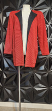 Load image into Gallery viewer, RICHARD DAYHOFF STRIPE BLAZER      SZ SM-LRG
