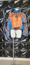 Load image into Gallery viewer, NWT RHODA LYNN VINTAGE TRACK JACKET     SZ LARGE
