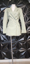 Load image into Gallery viewer, NEW PRIMARK MINT GREEN BLAZER         SZ 8
