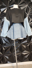 Load image into Gallery viewer, MARIGOLD SHADOWS CROP SWEATER     SZ LRG-2X
