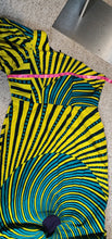 Load image into Gallery viewer, ANKARA PUFF ARM DRESS      SZ MEDIUM 8/10
