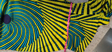 Load image into Gallery viewer, ANKARA PUFF ARM DRESS      SZ MEDIUM 8/10
