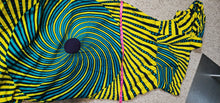 Load image into Gallery viewer, ANKARA PUFF ARM DRESS      SZ MEDIUM 8/10
