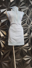 Load image into Gallery viewer, ZIP FRONT VEST DRESS        SZ XS-SMALL
