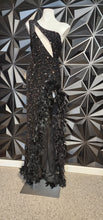 Load image into Gallery viewer, NWT FASHION NOVA SEQUIN FUR GOWN         SZ 1X (12/14 FIT)
