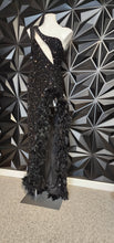 Load image into Gallery viewer, NWT FASHION NOVA SEQUIN FUR GOWN         SZ 1X (12/14 FIT)
