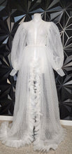 Load image into Gallery viewer, POLKA DOT SHEER DUSTER         SZ SM-MED
