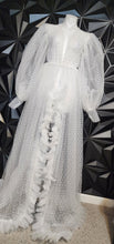 Load image into Gallery viewer, POLKA DOT SHEER DUSTER         SZ SM-MED

