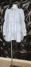Load image into Gallery viewer, NWT CANVA GIRL BOW BABY DOLL TOP     SZ MED-LRG
