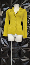 Load image into Gallery viewer, FLAIR PLEATED CARDIGAN       SZ MEDIUM (STRETCH)
