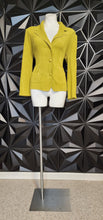 Load image into Gallery viewer, FLAIR PLEATED CARDIGAN       SZ MEDIUM (STRETCH)
