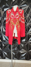 Load image into Gallery viewer, Jewel Queen sequin/beaded duster      sz 2x
