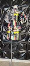 Load image into Gallery viewer, Collusion multiprint baby doll dress           sz Untagged (sz small fit)
