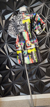 Load image into Gallery viewer, Collusion multiprint baby doll dress           sz Untagged (sz small fit)
