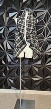 Load image into Gallery viewer, Box print open front vest      one size
