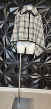 Load image into Gallery viewer, NWT houndstooth poncho        ones size (sm-large)
