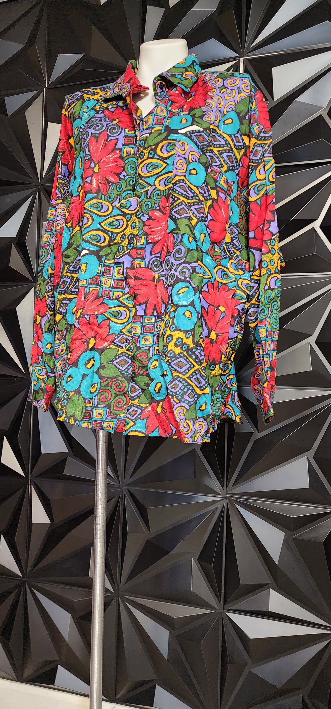 NWT Diane Marco multicolor top     sz 24