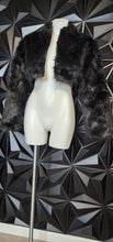 Load image into Gallery viewer, NWT Black crop fur
