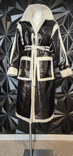 Load image into Gallery viewer, Fashion nova faux leather trench coat         sz xl
