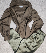 Load image into Gallery viewer, GREEN ON GREEN 2 PIECE SET  SZ SMALL

