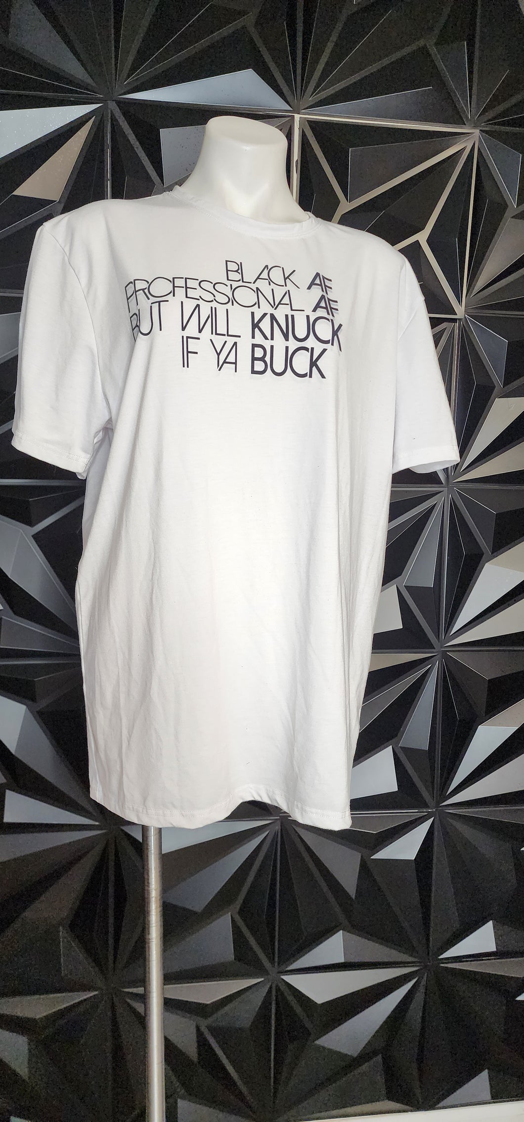 Black AF tee   sz lrg-2x fit