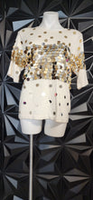 Load image into Gallery viewer, Carlos Arias  big sequin top        sz med-lrg
