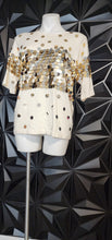 Load image into Gallery viewer, Carlos Arias  big sequin top        sz med-lrg
