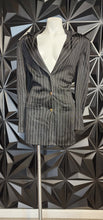 Load image into Gallery viewer, Griffith &amp; Gray by St John stripe blazer            sz 14
