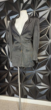 Load image into Gallery viewer, Griffith &amp; Gray by St John stripe blazer            sz 14

