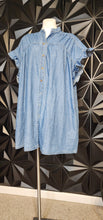 Load image into Gallery viewer, Denim dress/duster    sz lrg-2x
