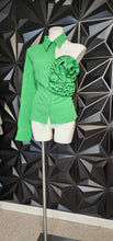 Load image into Gallery viewer, Unbranded green 1 arm top            sz xxl (runs small), best fit sz lrg (14)
