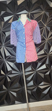 Load image into Gallery viewer, Laura Katherine multicolor stripe top          sz 24, best fitting 2x
