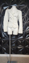 Load image into Gallery viewer, Villager white blazer           sz  12
