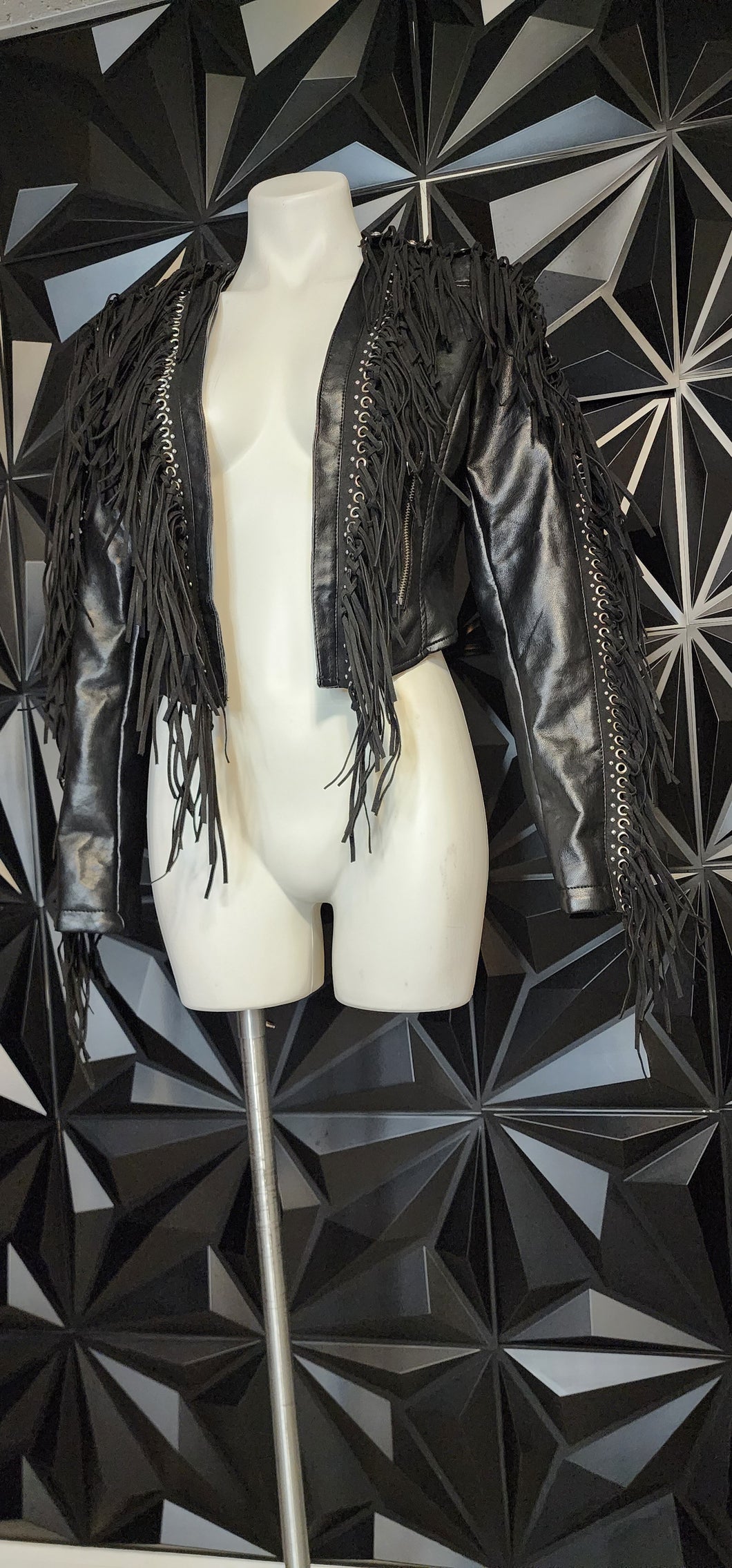 Azaela Wang fringe jacket        sz med( best fit sz small)