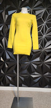 Load image into Gallery viewer, Akira yellow dress       sz small
