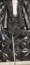 Load image into Gallery viewer, NWT Sincerely Jules leather fringe skirt         sz med 6/8
